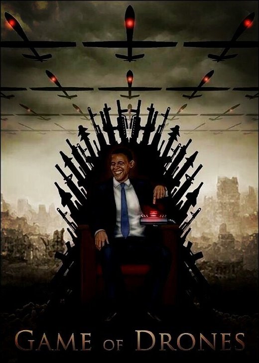 Click to enlarge Obama Game of drones
