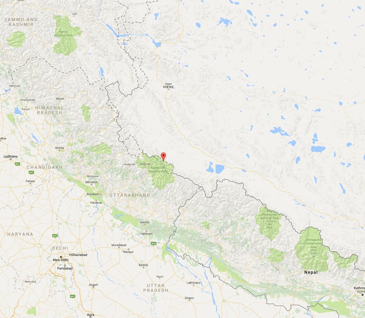 Click to enlarge Map of India