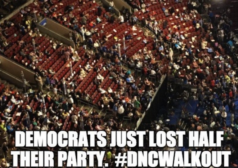 DNC Convention walkout