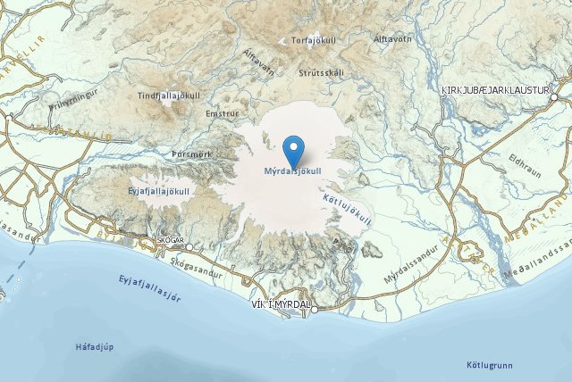 Map of Iceland