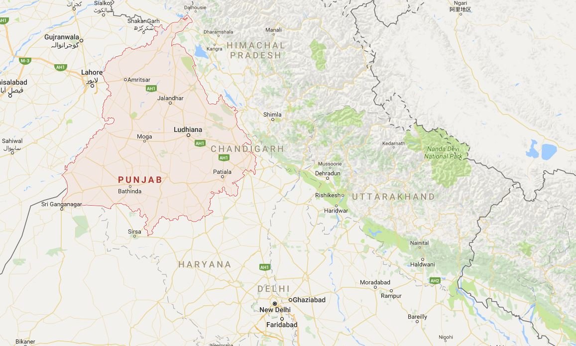 Click to enlarge Map of India