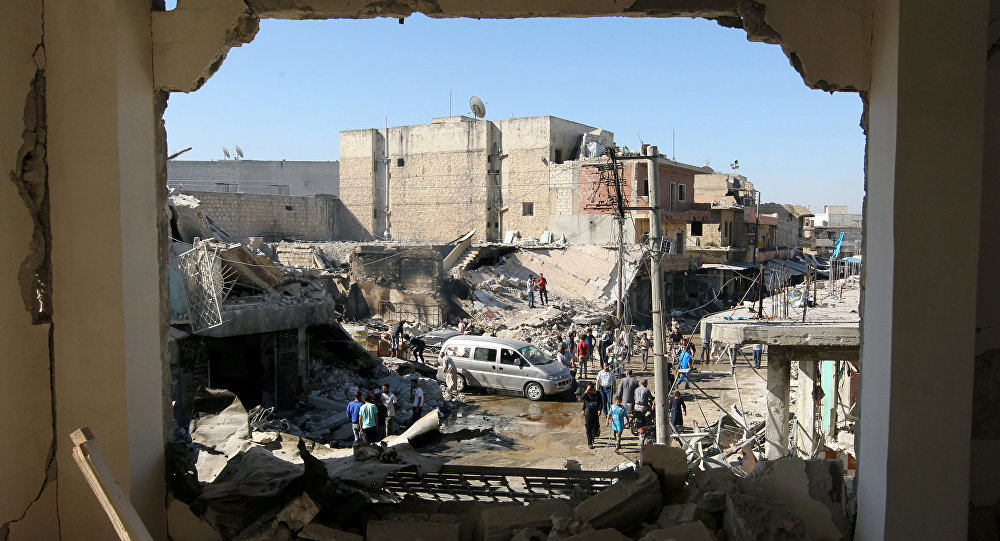 Aleppo destruction