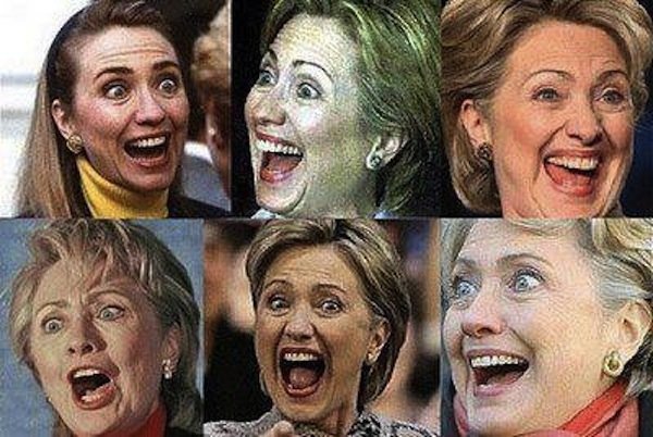 Click to enlarge hysterical Hillary