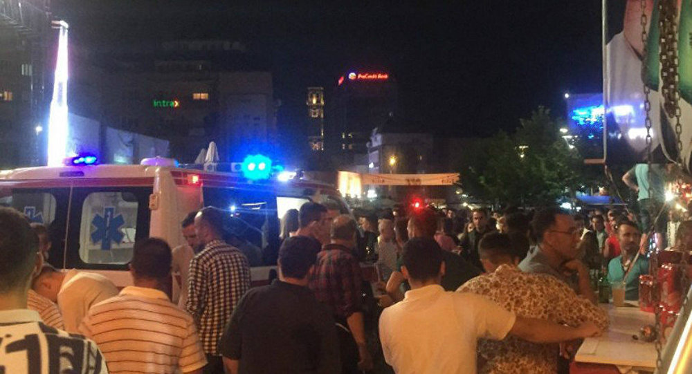 Kosovo beer festival shooting Pristina