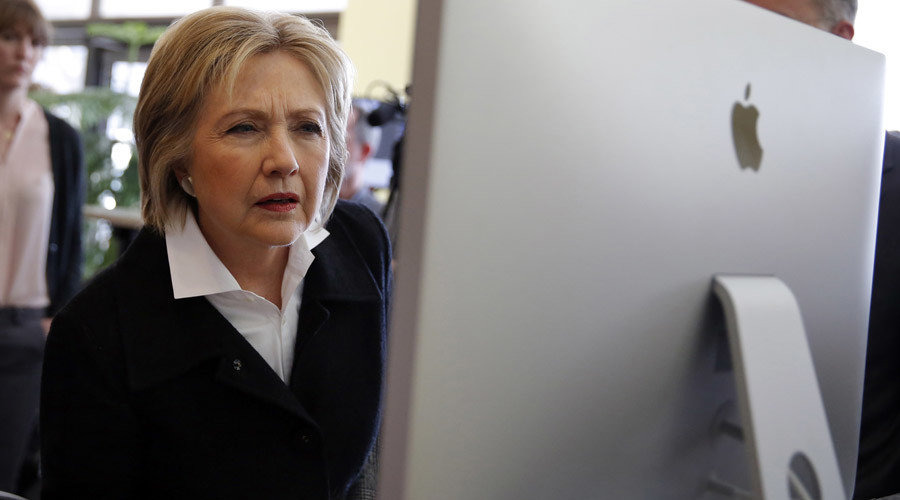 U.S. Democratic presidential candidate Hillary Clinton