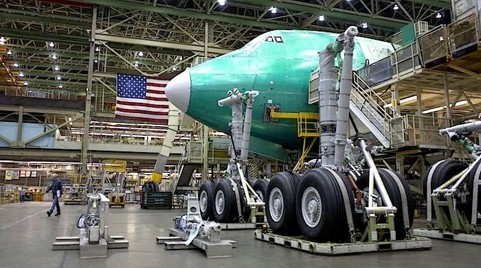 Boeing plane factory