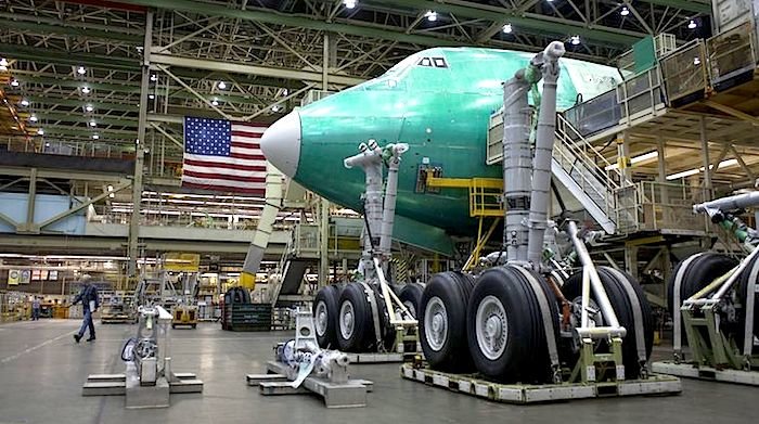 Click to enlarge Boeing plane factory