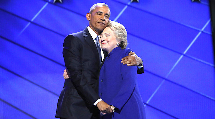Obamillary hug