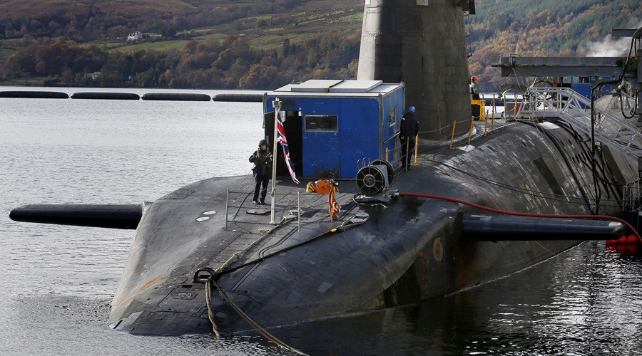 Trident nuclear submarine HMS Victorious