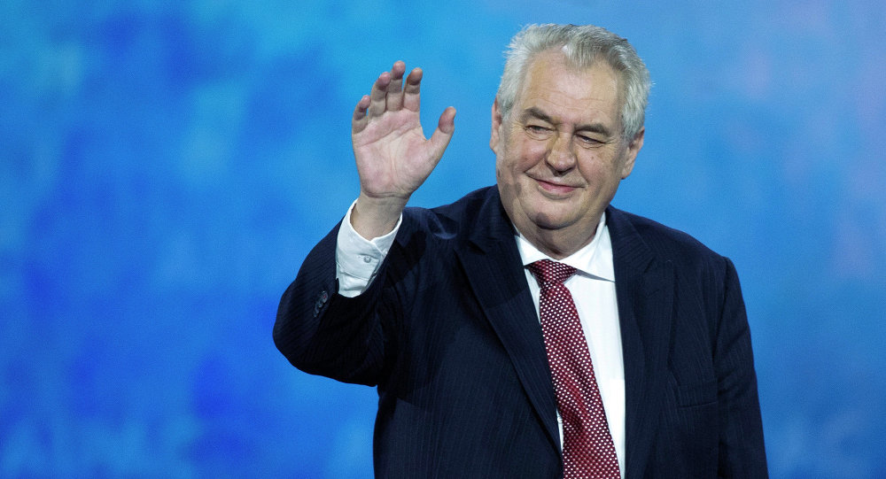 Czech President Milos Zeman