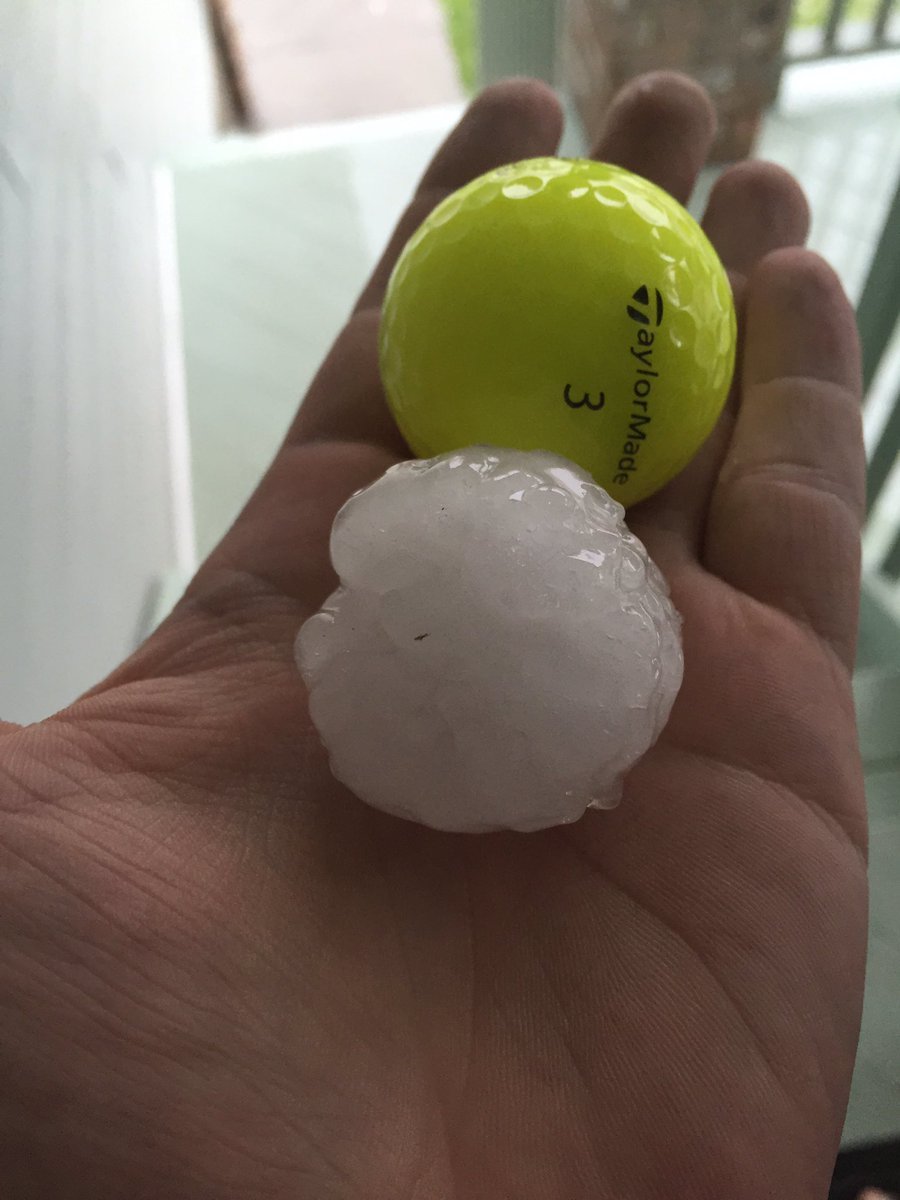 Golf ball sized hail SE Calgary