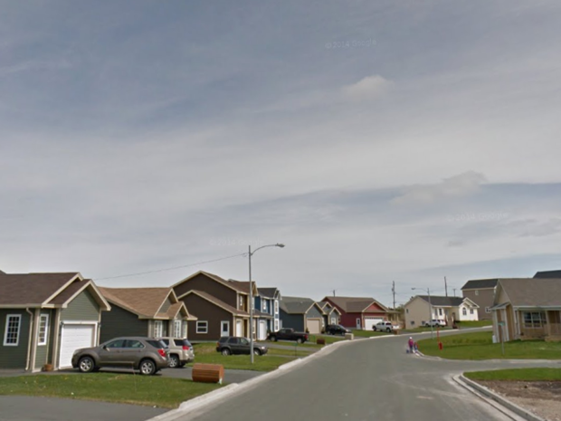 A street in Conception Bay South's Kelligrews area 