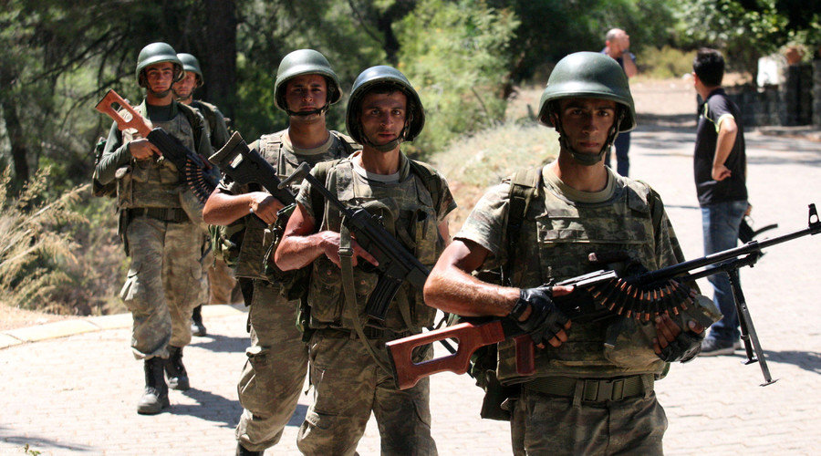 Click to enlarge Turkish soldiers