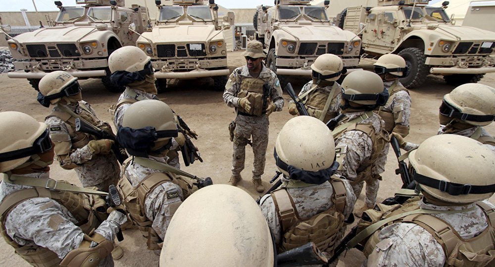 Saudi army forces in Yemen