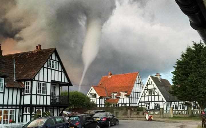 Suffolk waterspout