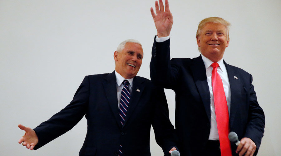Click to enlarge Trump and Pence