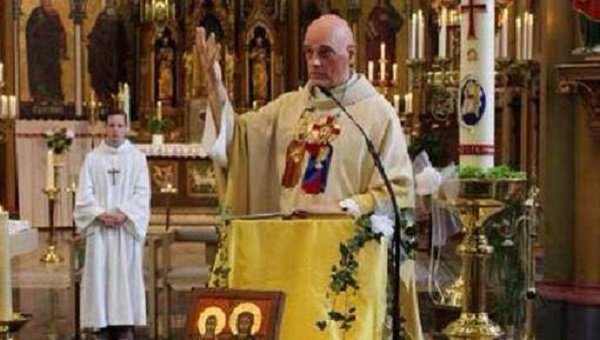 Click to enlarge Belgian priest Father Jos Vanderlee