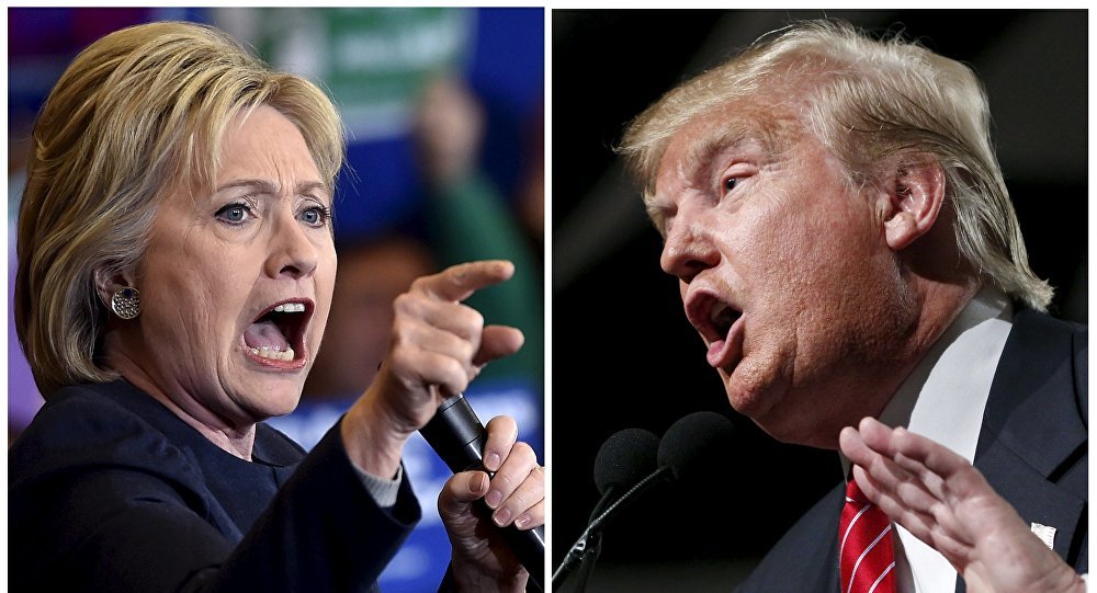Clinton and Trump