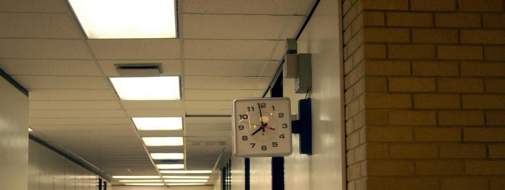 school clock