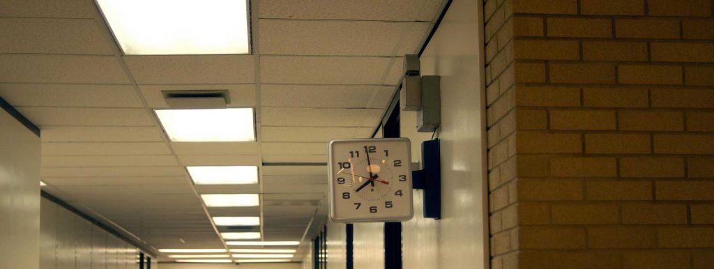 Click to enlarge school clock