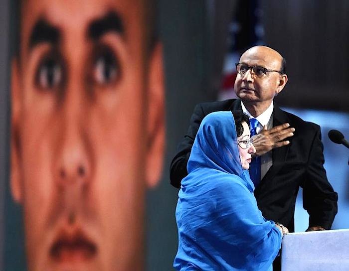 Khizr Khan & wife