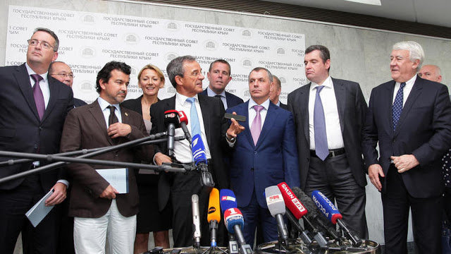 French visit Crimea Thierry Mariani