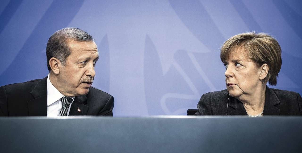 merkel Erdogan refugees
