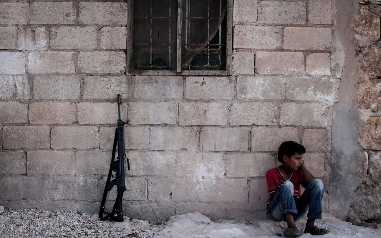 Click to enlarge Syrian child