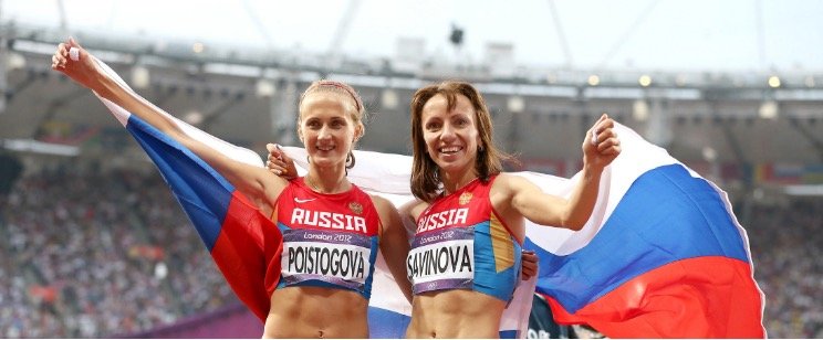 Click to enlarge Russian athletes
