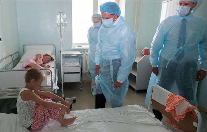 anthrax vivtims in Siberian hospital
