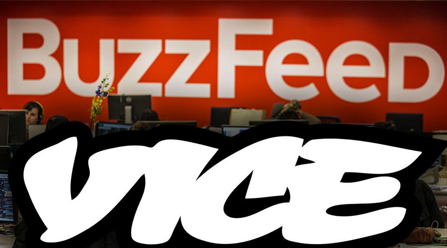 Vice and BuzzFeed graphic