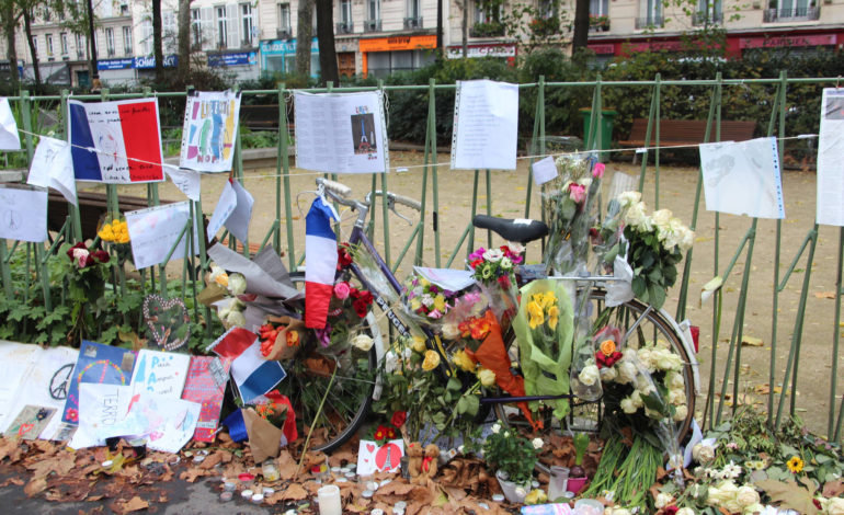 Click to enlarge Bataclan Paris attacks memorial
