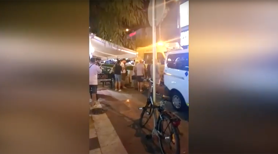 Spain chaos in false terror attack
