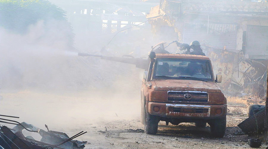 Click to enlarge Aleppo gas attack