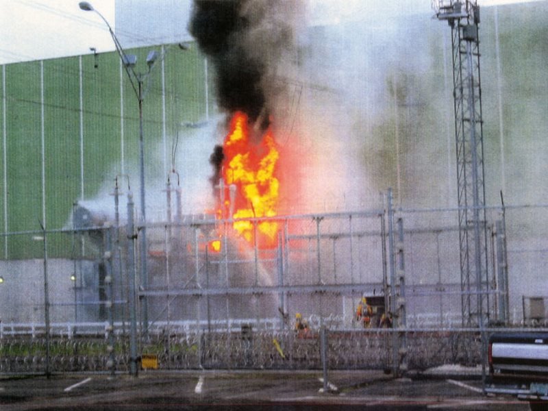 Vermont yankee nuclear power fire