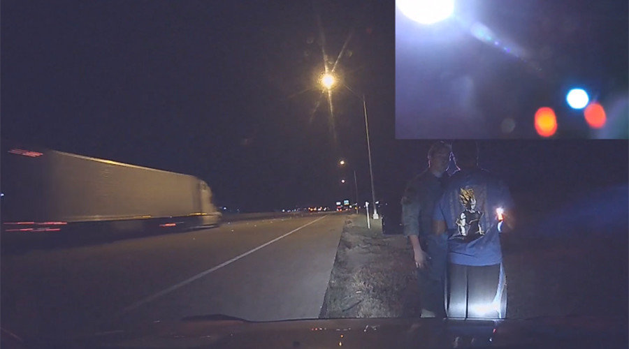 Texas police officer pulled over for speeding