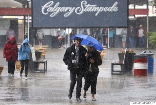Wet Alberta Weather