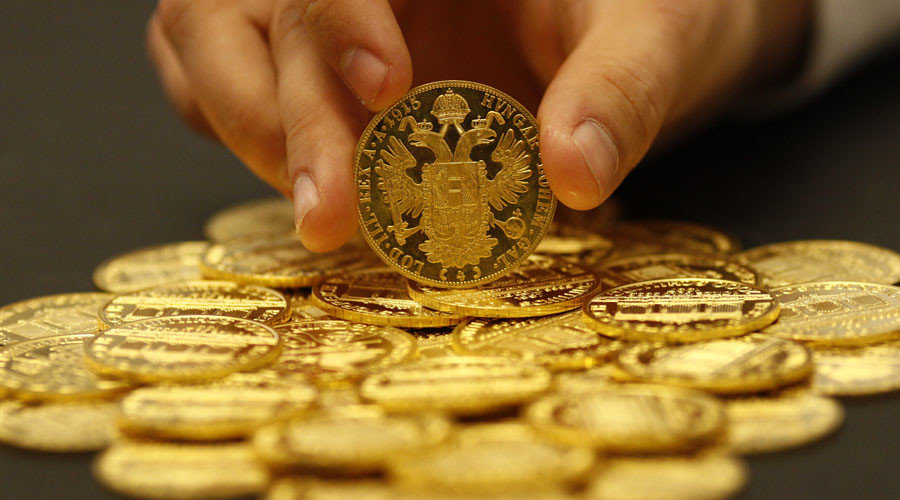 Gold coins in the Austrian auction house