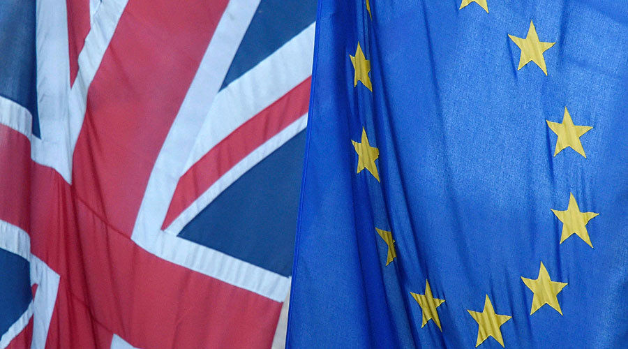 UK EU flags