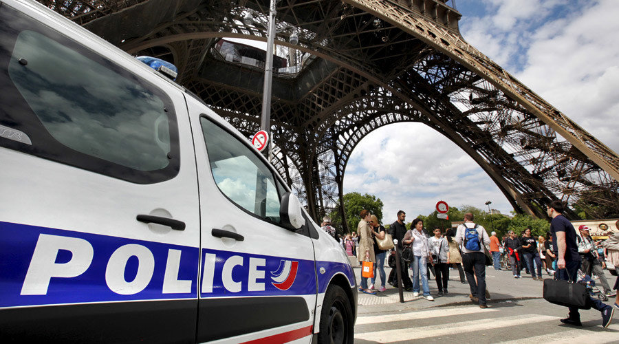 French police at Eiffel Tower