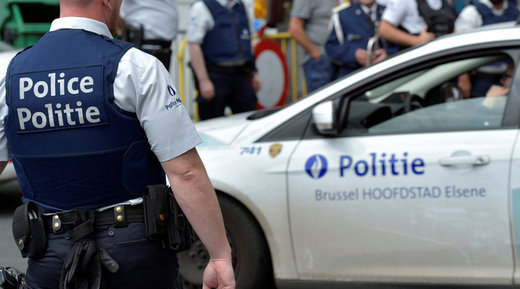 Belgian police officers