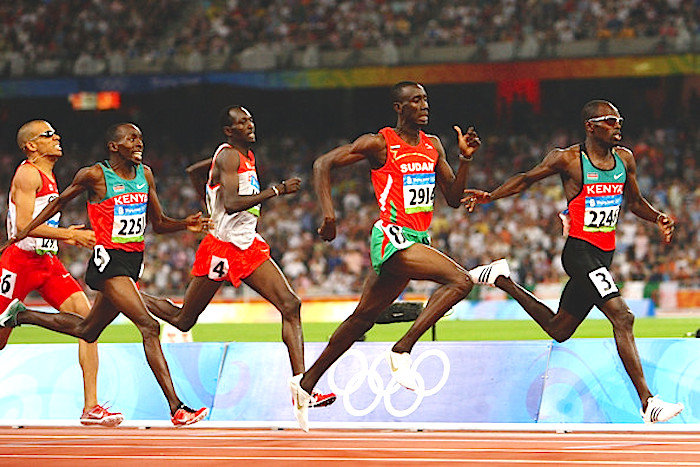 Click to enlarge Kenyan athletes