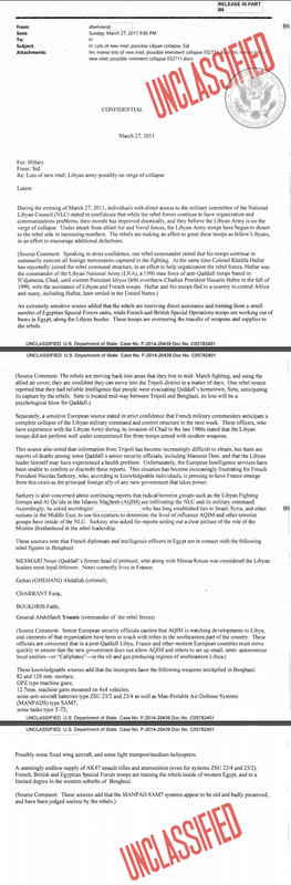 leaked Clinton emails