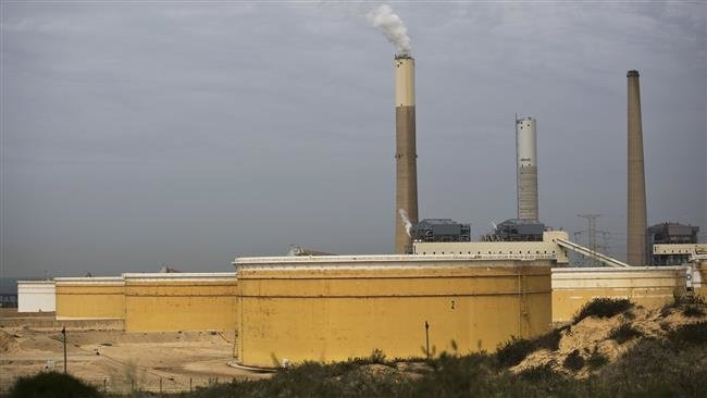 oil storage containers on the shore of the Mediterranean Sea in Israel’s Ashkelon