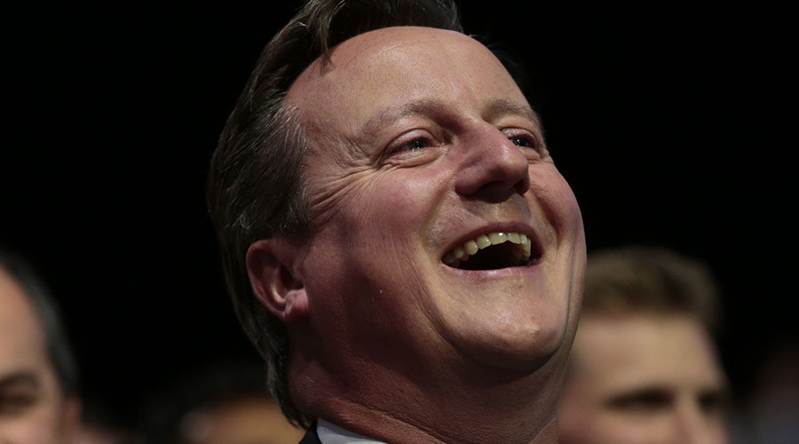 Former Britain's Prime Minister David Cameron