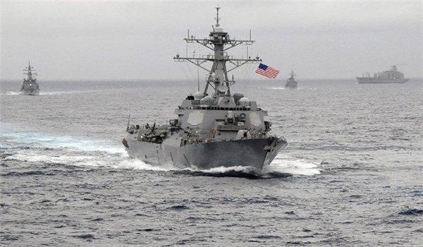 US warship