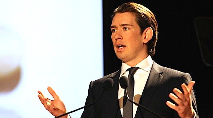 Click to enlarge Foreign Minister Sebastian Kurz