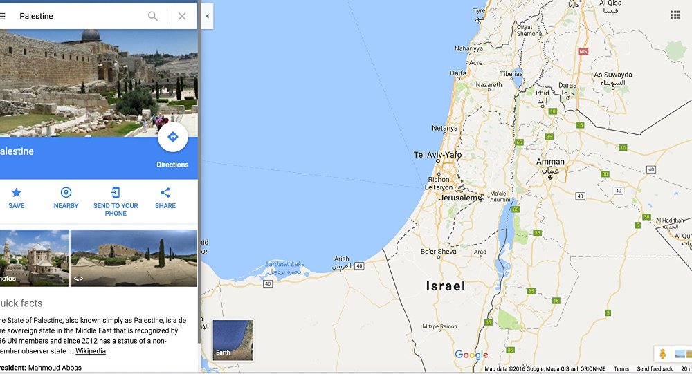 google map israel