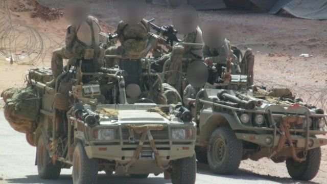 Click to enlarge Photo of British troops in Syria