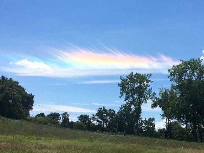 Circumhorizontal arc over Michigan